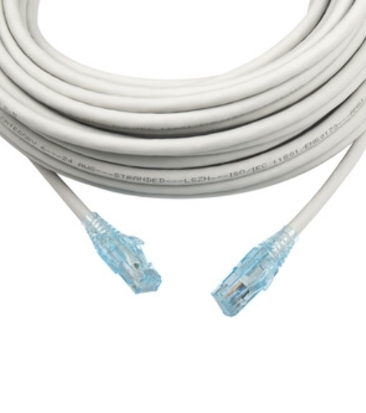Патч-корд Hyperline U/UTP, Cat.6, LSZH, 20 м, серый PC-LPM-UTP-RJ45-RJ45-C6-20M-LSZH-GY