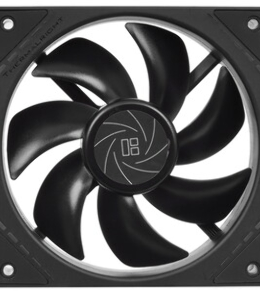 Кулер для корпуса Thermalright TL-M12QRW Reverse (124x120x25mm, 4-pin PWM, ARGB, 47.6CFM, 23.2dBA, 1500RPM, White)