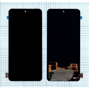 Дисплей для Xiaomi Redmi K40, K40 Pro, Mi 11i, Poco F3 в сборе с тачскрином (OLED) черный