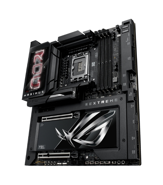 Материнская плата ASUS ROG MAXIMUS Z890 EXTREME, LGA 1851, Intel Z890, 4xDDR5, 4xSATA, 4xM.2, 1xPCI-E 5.0 x16, 1xPCI-E 5.0 x8, 1xHDMI, 2xUSB-C, 2x 10Gb LAN, 5xUSB-A 3.2 Gen 2, 1xUSB-C 3.2 Gen 2x2, 2xUSB-C Thunderbolt 5, 2x3.5 мм, 7.1, E-ATX