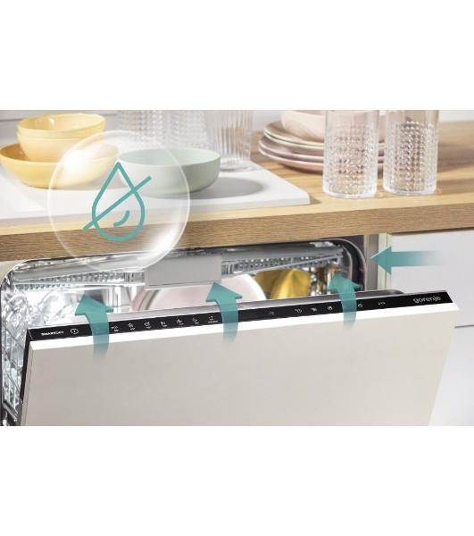 Встраиваемая посудомоечная машина Gorenje GV643D90, черный, 60 см, 16 компл., 45 дБ, класс A+++