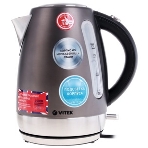 Чайник электрический Vitek VT-7025 (ST) 1850-2200 Вт/Макс объем 1.7 л/Корпус из нерж стали.Скрытый нагр элемент, фото6
