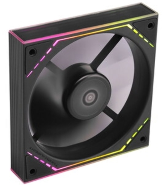 Кулер для корпуса Thermalright TL-M12QRW Reverse (124x120x25mm, 4-pin PWM, ARGB, 47.6CFM, 23.2dBA, 1500RPM, White)