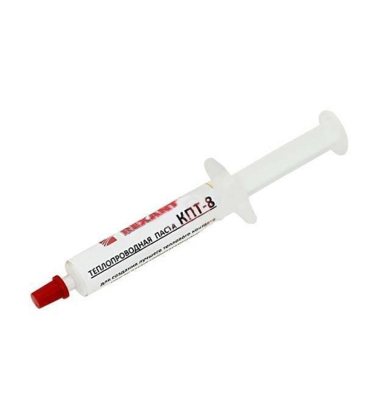 Паста теплопроводная Rexant 09-3751 КПТ-8 шприц 2 мл