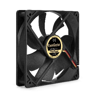 Вентилятор для корпуса ExeGate ExtraPower EP12025S3P черный, 120 мм, 1800 об/мин, 28 дБ, 3 pin