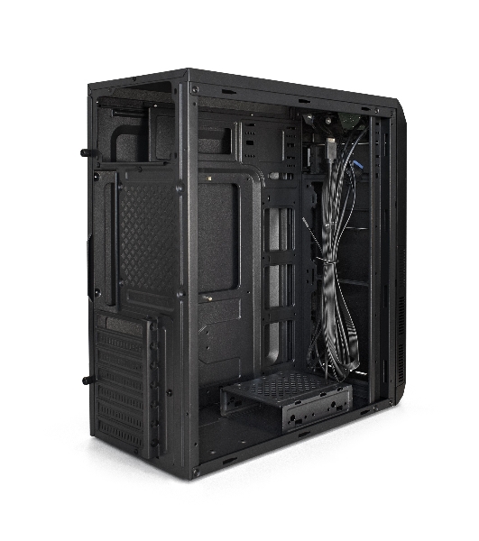 Компьютерный корпус Miditower ExeGate XP-334UC-XP450 (ATX, XP450 с вент. 12см, 1хUSB/1хUSB 3.0/1хTypeC, аудио, черный)