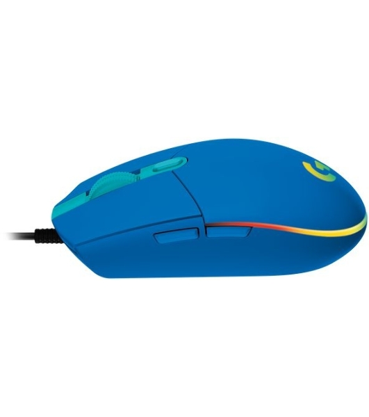 Мышь проводная Logitech G102 LIGHTSYNC синий, 8000 dpi, USB, кнопки - 6