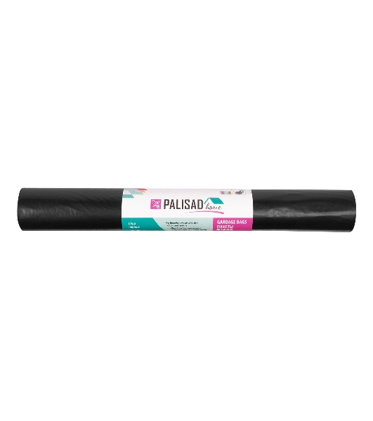 Пакеты для мусора Home Palisad 180 л x 10 шт. пвд особопрочные черные, длинный ролик