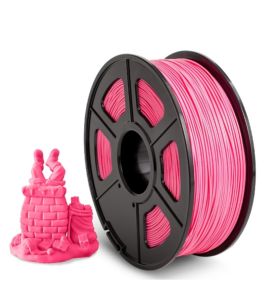 Филамент NVPrint ABS Pink для 3D печати диаметр 1.75мм длина 330 метров масса 1 кг