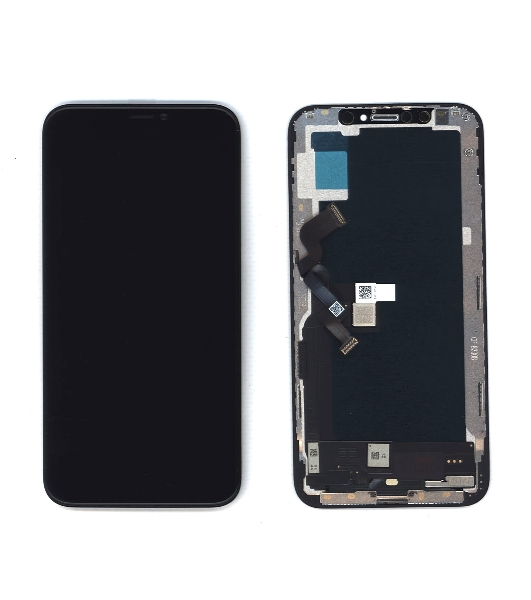 Дисплей Amperin для Apple iPhone XS в сборе с тачскрином (Soft Oled), черный
