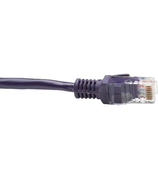 Патч-корд UTP Cablexpert cat.5e, 5м, литой, многожильный, фиолетовый
