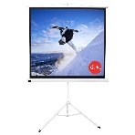 Экран 127x127см TriScreen 1:1 напольный рулонный белый71', фото 1