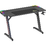 Стол игровой Cactus CS-GTZ-BK-RGb столешница ДСП, черный каркас черный, фото9