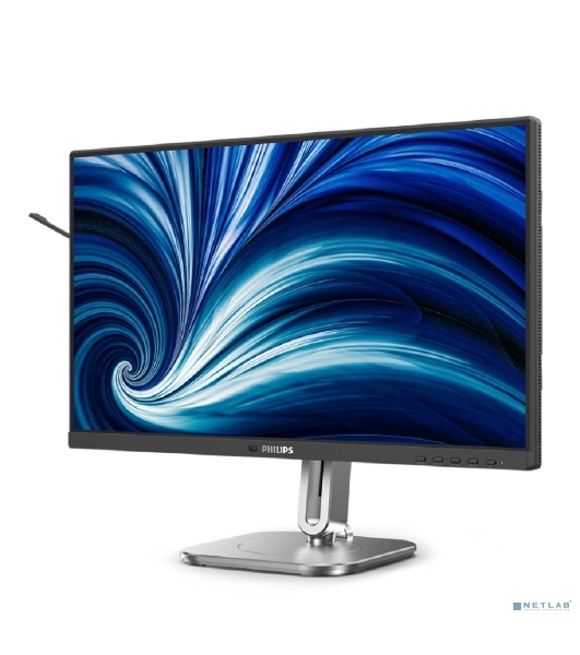 Монитор 23.8' Philips 24B2N4200 IPS 1920x1080, 120 Гц, 4 мс, 16:9, 300 кд/м², HDMI 1.4, DP 1.2, USB Hub (4x USB 3.2), динамики (2x2 Вт), 3.5 Jack, Adaptive-Sync, черный