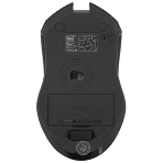 Мышь беспроводная Qumo Fractal M25 черный, 1600 dpi, радиоканал, USB, кнопки - 4, фото6