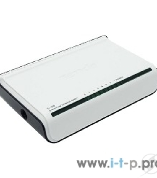 Коммутатор настольный неуправляемый Tenda S108 (mini), 8 портов Ethernet 10/100 Мбит/сек, пластиковый корпус