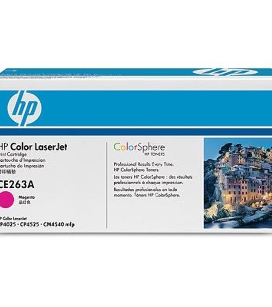 Картридж лазерный HP CE263A пурпурный CLJ CP4025/CP4525 (11000 стр.)