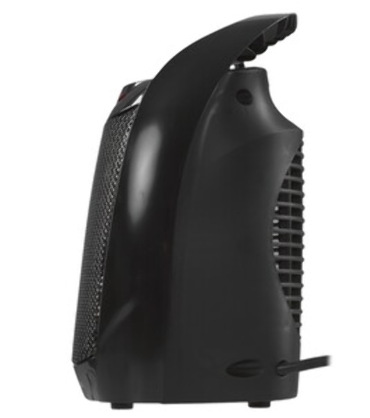 Тепловентилятор Neoclima PTC-07, черный, 750/1500 Вт, 20 м2, термостат
