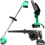 Набор аккумуляторного инструмента ZITREK (GreenCut 20, ZKBL20, GreenSaw 20 Extra Power) 3 в 1, 1х2.0Ач, 1х4.0Ач, фото 1