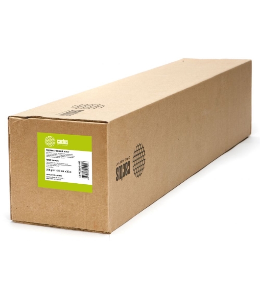 Холст Cactus CS-MC260-61030 610мм-30м/260г/м2/белый матовое синтетика для струйной печати втулка:50.8мм (2')