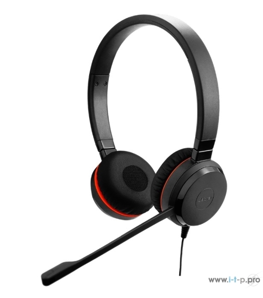Гарнитура Jabra Evolve 20 SE Stereo MS чёрный, проводная, USB