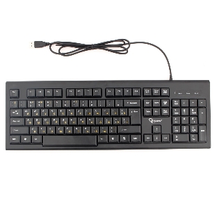 Клавиатура проводная Gembird KB-8354U-BL USB, черный