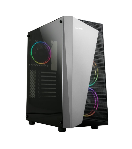 Компьютерный корпус ZALMAN S4 Plus, ATX, черный, WINDOW, 1x5.25', 4x3.5', 1x2.5', 2xUSB 2.0, 1xUSB 3.0, FRONT 2x120мм, REAR 1x120мм