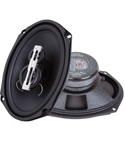 Колонки автомобильные Kicx RX 693 4Ом 15x23см (6x9дюйм) (ком.:2кол.) коаксиальные трехполосные