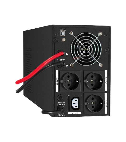 Комплект Источник бесперебойного питания EX295989RUS + батарея 65Aч EX282980RUS 2шт (инвертор, синус, для котла) ExeGate SineTower SZ-2000.LCD.AVR.3SH.1C13.USB <2000VA/1600W, чистый синусоида, LCD дисплей, AVR, 3*Schuko+1*C13, USB, линейно-интерактивный, черный> + батарея ExeGate DT 1265 (12В, 65Ач) 2шт