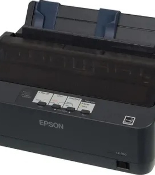 Принтер матричный Epson LX-350 (C11CC24031/C11CC24032), (А4, 357 cps (12 cpi), USB, LPT, COM)
