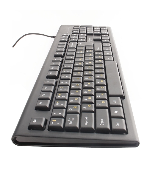 Клавиатура проводная Gembird KB-8354U-BL USB, черный