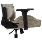 Кресло игровое Бюрократ Knight N1 Fabric бежевый Light-21, с подголов. крестовина металл, фото18