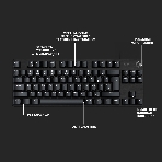 Клавиатура Logitech G413 TKL SE проводная, USB Type-A, чёрный, фото13