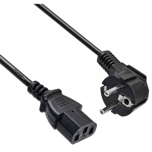 Кабель Buro BU-PCAB-3M-16A IEC C13 Евровилка 3м