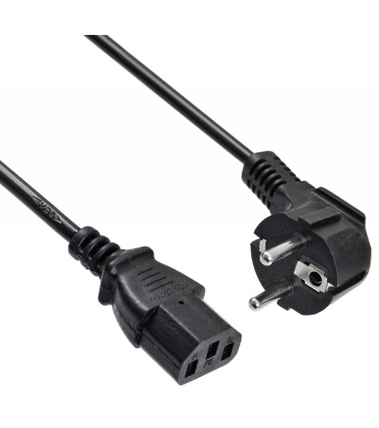 Кабель Buro BU-PCAB-3M-16A IEC C13 Евровилка 3м