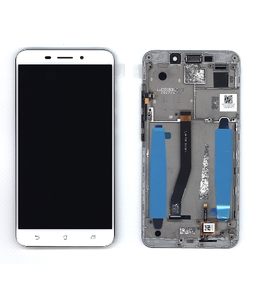 Дисплей для Asus ZenFone 3 Laser ZC551KL белый с рамкой