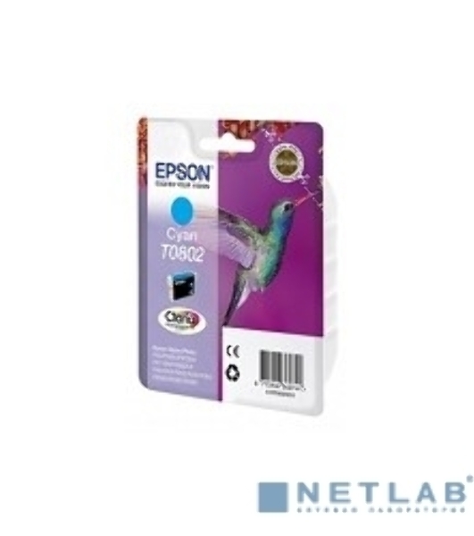 Картридж струйный Epson C13T08024011 голубой для Epson St PhP50/PX660/PX720WD (330 стр.)