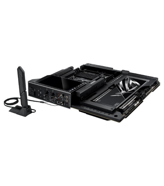 Материнская плата ASUS ROG MAXIMUS Z890 EXTREME, LGA 1851, Intel Z890, 4xDDR5, 4xSATA, 4xM.2, 1xPCI-E 5.0 x16, 1xPCI-E 5.0 x8, 1xHDMI, 2xUSB-C, 2x 10Gb LAN, 5xUSB-A 3.2 Gen 2, 1xUSB-C 3.2 Gen 2x2, 2xUSB-C Thunderbolt 5, 2x3.5 мм, 7.1, E-ATX