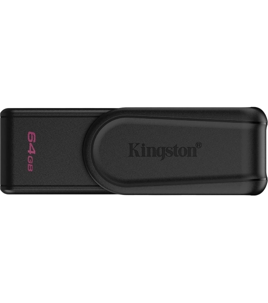 Флешка USB Kingston DataTraveler Exodia S (DTXS/64Gb), 64Gb, USB 3.2 Gen 1, R/W 150/60, черный