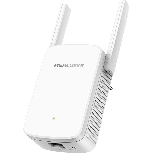 Усилитель сигнала Mercusys ME30 AC1200 Wi-Fi Range Extender, 300 Mbps at 2.4 GHz + 867 Mbps at 5 GHz, 1 x 10/100 LAN, 2× Fixed External Antennas, Wall Plugged, WPS/Reset Button, Signal Indicator, Range Extender/Access Point mode, Adaptive Path Selection