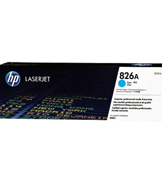 Тонер Картридж HP 826A CF311A голубой для HP CLJ Ent M855