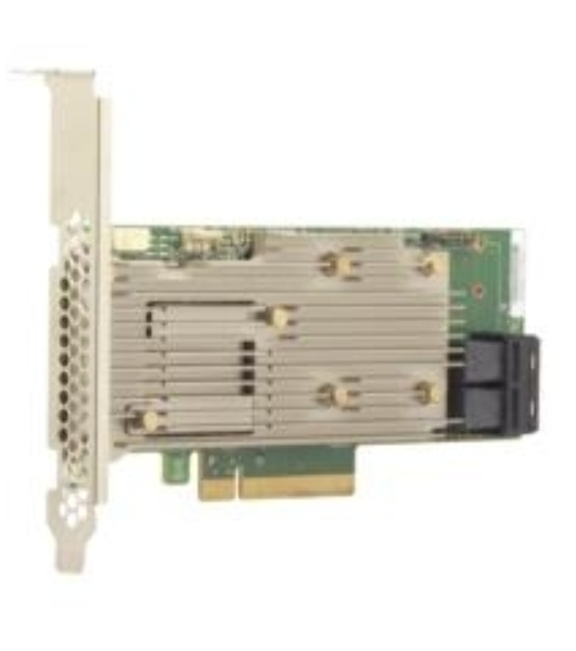 Контроллер LSI HBA 9460-8i SGL, 8-port int., 12Gb/s, SAS/SATA/PCIe (NVMe), RAID 0/1/5/6/10/50/60, Cache 2Gb DDR4, PCIe 3.1