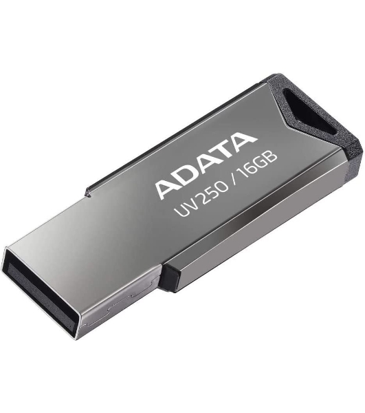 Флешка USB ADATA UV250 (AUV250-16G-RBK), 16Gb, USB 2.0, R/W 25/10, черный
