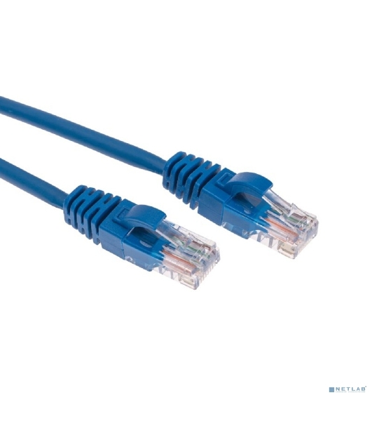Патч-корд U/UTP Rexant cat.6, RJ45-RJ45, неэкранированный, 26AWG, LSZH, синий, 3 м