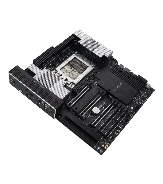 Материнская плата ASUS Pro WS TRX50-SAGE WIFI, sTR5, AMD TRX50, 4xDDR5, 4xSATA, 3xM.2, 1xSlimSAS, 1xPCI-E 5.0 x8, 1xPCI-E 4.0 x16, 1xPCI-E 4.0 x4, 2x 10Gb LAN, 2xUSB-A 2.0, 6xUSB-A 3.2 Gen 2, 1xUSB-C 3.2 Gen 2x2, 2x3.5 мм, 5.1, E-ATX