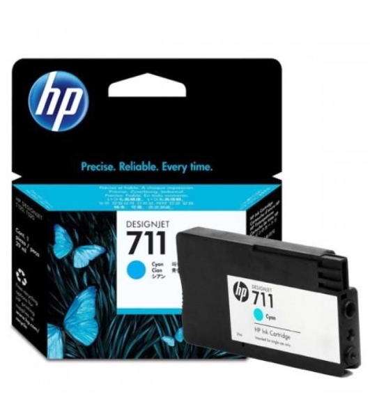 Картридж струйный HP №711 CZ130A голубой для HP DJ T120/T520 (29мл)