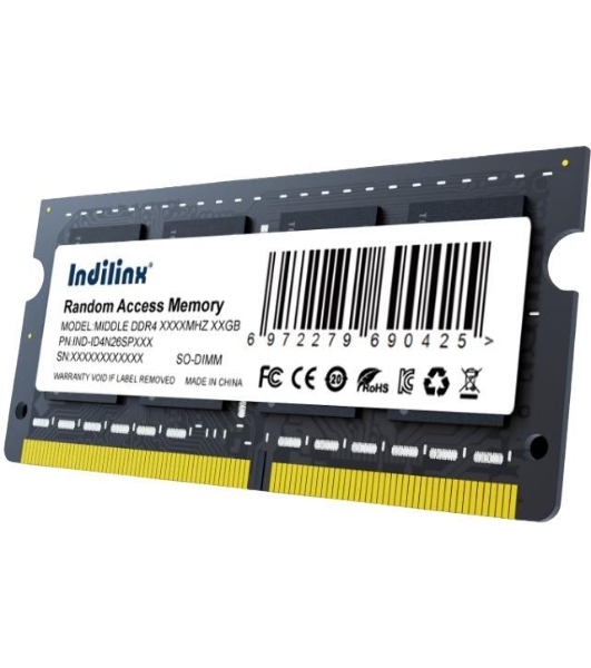 Оперативная память Indillinx, DDR4, 16GB (1x16 GB), 3200 MHz, CL22, SO-DIMM