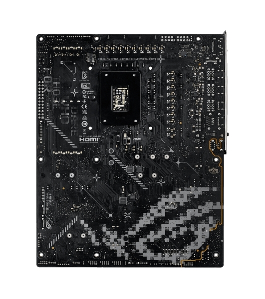Материнская плата ASUS ROG STRIX Z890-E GAMING WIFI, LGA 1851, Intel Z890, 4xDDR5, 4xSATA, 7xM.2, 1xPCIe 5.0 x16, 1xPCIe 4.0 x16, 1xHDMI, 1xDP, 2xUSB-C Thunderbolt 4, 7xUSB-A 3.2 Gen 2, 3xUSB-A 3.2 Gen 1, 2xUSB-C 3.2 Gen 2x2, 1x 5Gb LAN, 2x3.5 мм, 7.1, ATX