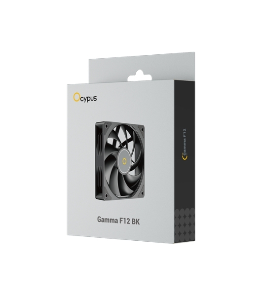 Вентилятор для корпуса Ocypus Gamma F12 BK черный 120мм 1300rpm 24.5db 3-pin
