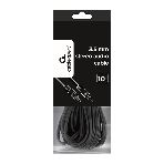Кабель аудио Cablexpert CCA-404-10M-N, Jack 3.5(M)/Jack 3.5(M), 3pin, 10м, черный, пакет, фото3